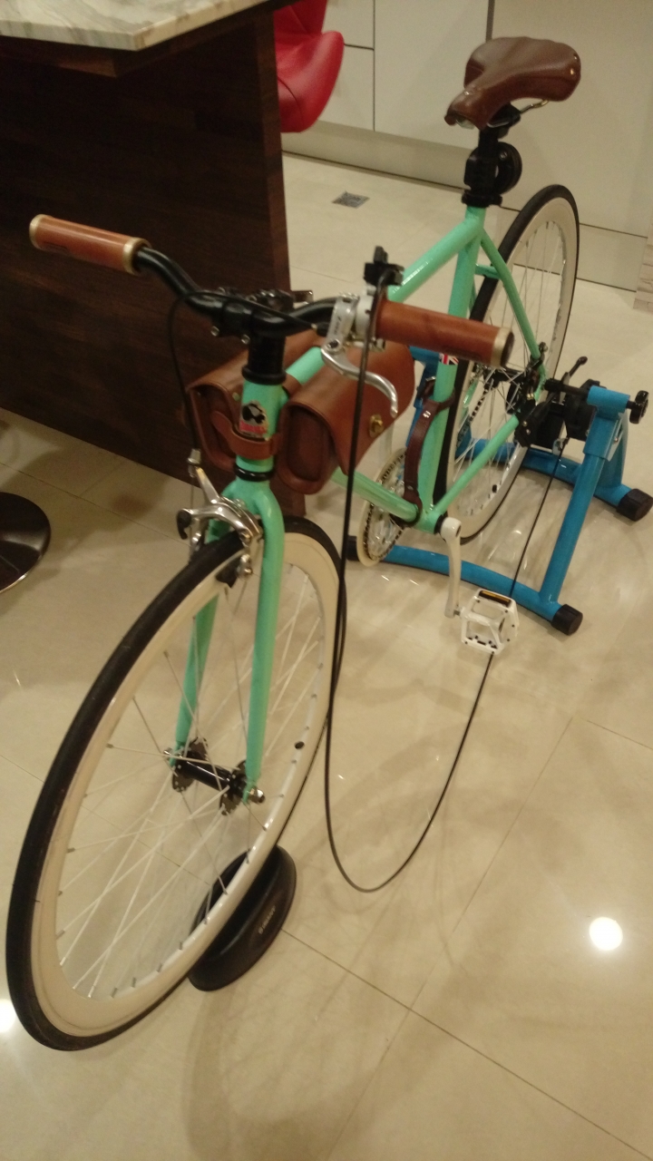 Fixie新手發表一下復古車, 請各位多多指教~~