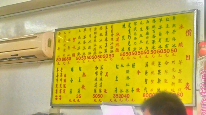(台南中西區)太陽牌冰品 炎炎夏日吃冰好所在