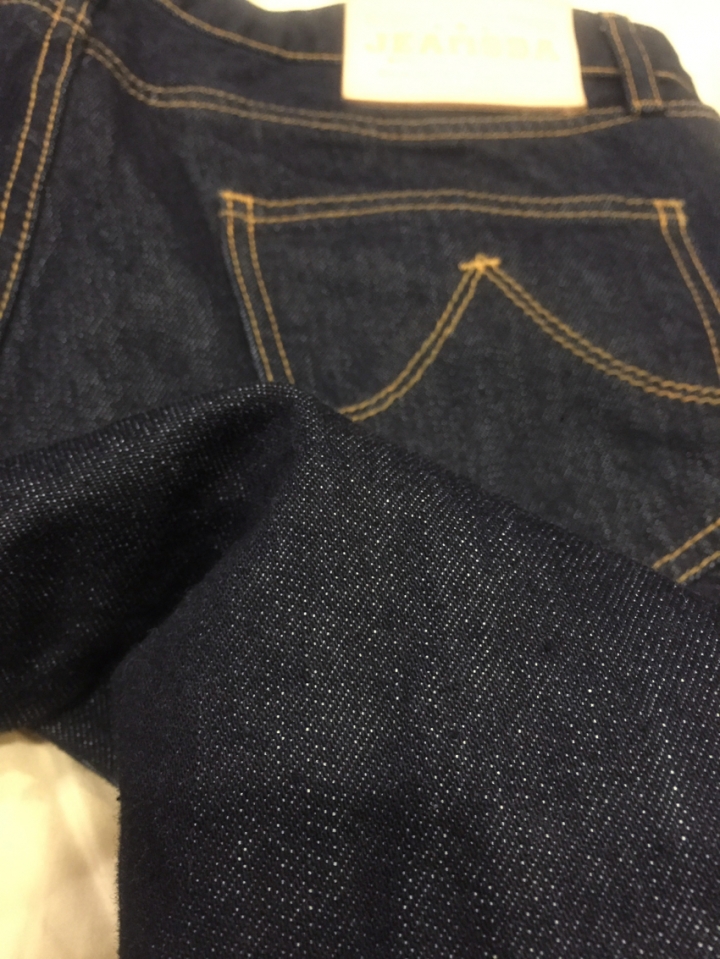 【開箱】Jeansda 金斯大 蘇文棉布邊版靛藍原色褲(SUVIN Cotton-Slender-v)