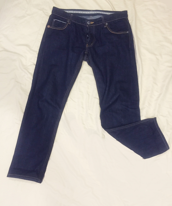 【開箱】Jeansda 金斯大 蘇文棉布邊版靛藍原色褲(SUVIN Cotton-Slender-v)