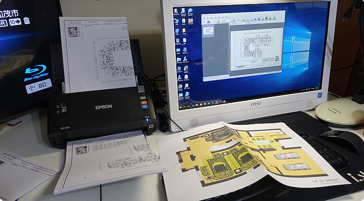 Epson DS-520 雙面文件掃描器開箱分享
