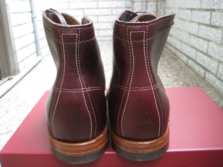 【開箱實穿分享】Wolverine 1000 Mile Cordorvan No. 8 酒紅