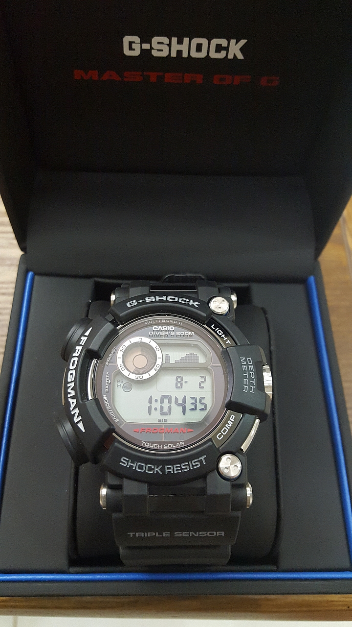 搭載全新三大感應器 太陽能電波蛙王誕生!CASIO G-SHOCK FROGMAN GWF-D1000