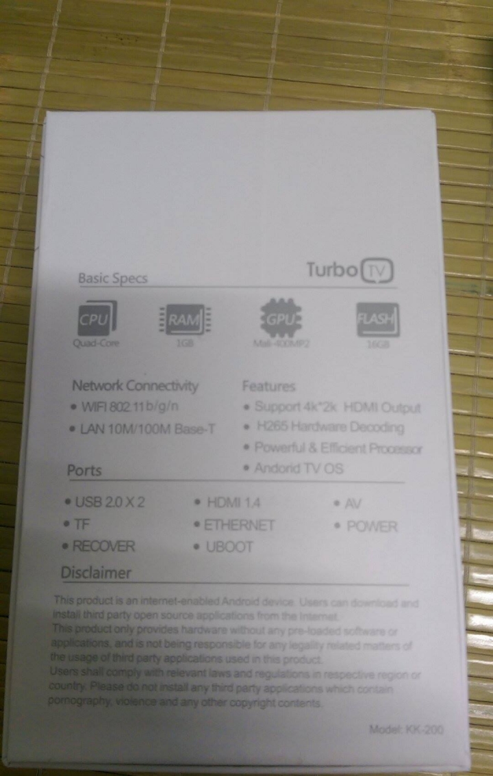 TurboBOX 二代開箱 Turbo TV 可以看第四台的盒子