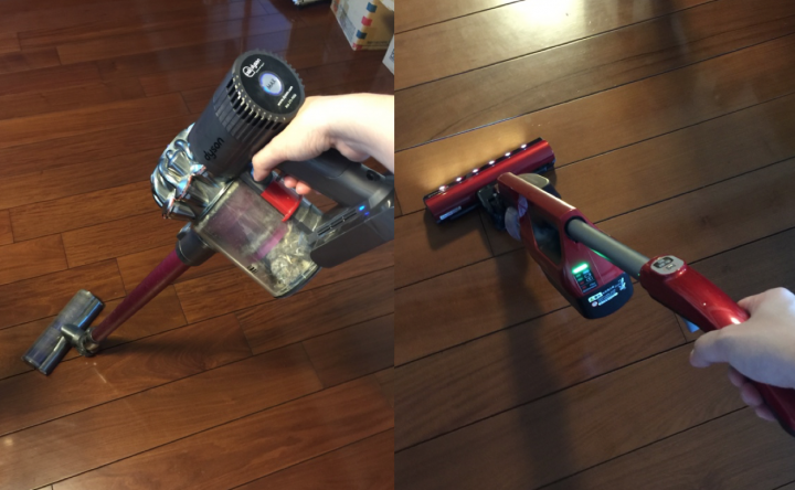 手持式吸塵器Hitachi VS Dyson 心得比較