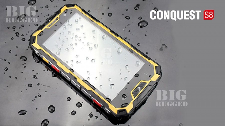 世界上防護性能最強大的智慧型手機? Conquest S8 !