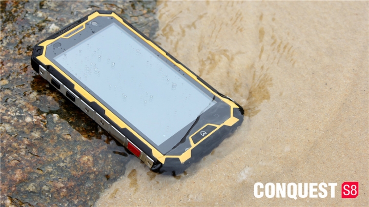 世界上防護性能最強大的智慧型手機? Conquest S8 !