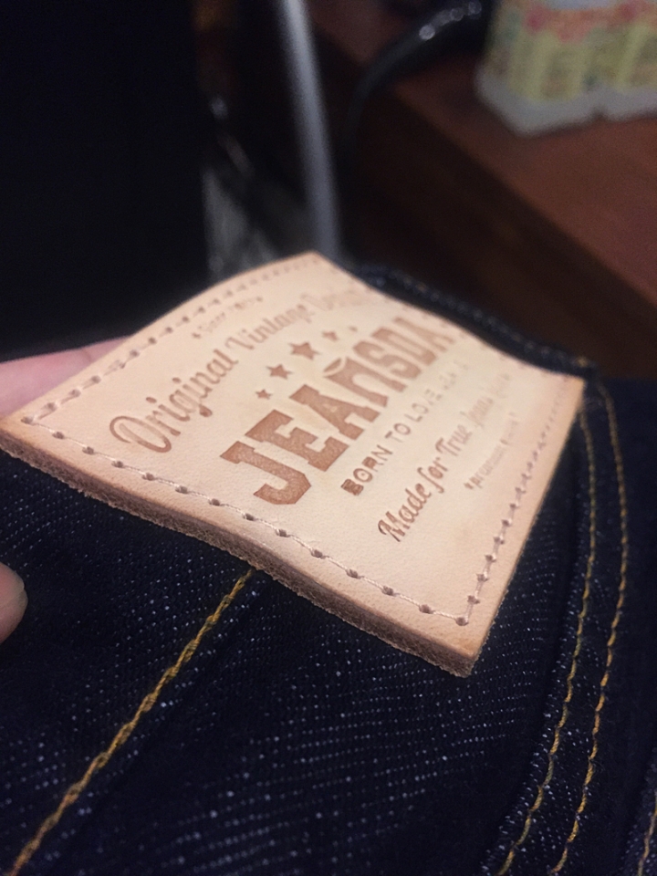 【開箱】Jeansda 金斯大 蘇文棉布邊版靛藍原色褲(SUVIN Cotton-Slender-v)