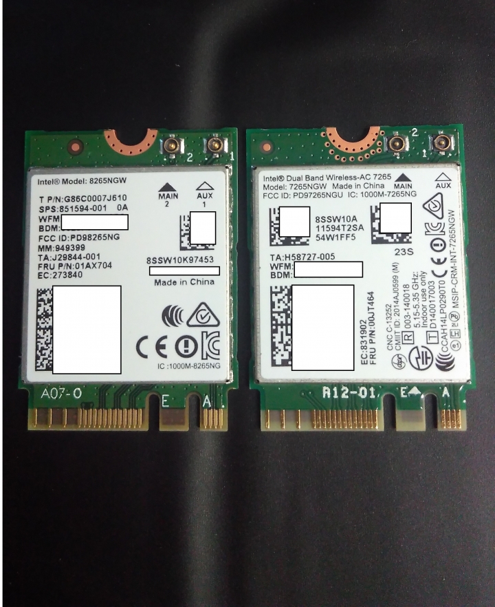 X1C 網卡升級AC 8265NGW