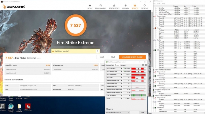 深入剖析P57X V6,更多的GTX1070效能測試