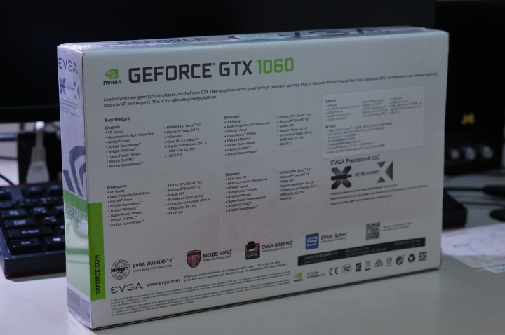 EVGA GTX1060 開箱