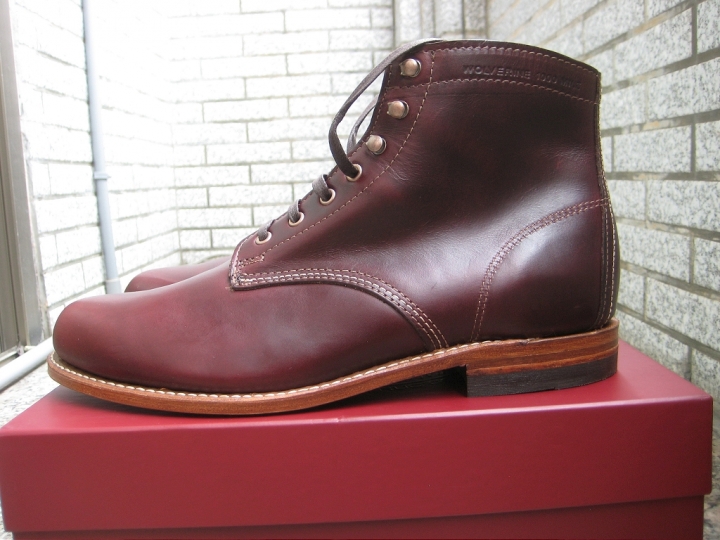 【開箱實穿分享】Wolverine 1000 Mile Cordorvan No. 8 酒紅