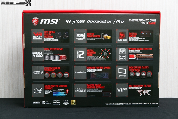 嶄新效能時代 MSI GT72VR 6RD DOMINATOR