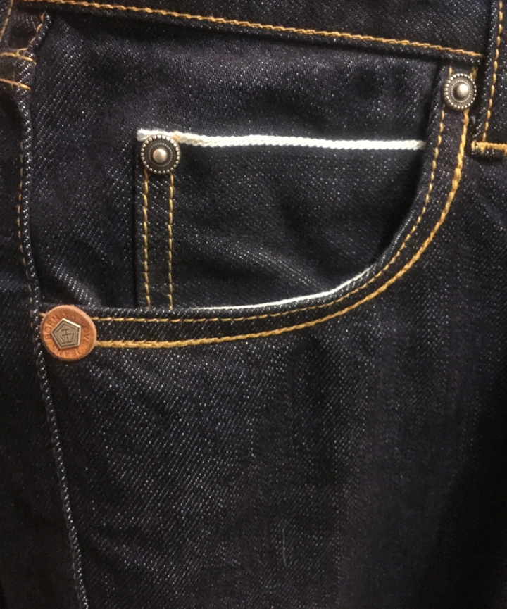 【開箱】Jeansda 金斯大 蘇文棉布邊版靛藍原色褲(SUVIN Cotton-Slender-v)