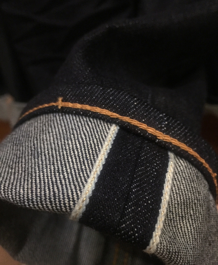【開箱】Jeansda 金斯大 蘇文棉布邊版靛藍原色褲(SUVIN Cotton-Slender-v)