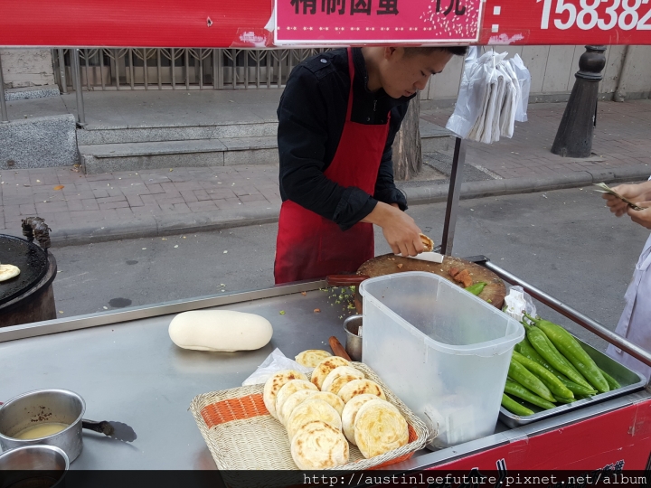 天津 和平區濱江道 肉夾饃 多次體驗 與 哈爾濱烤冷麵