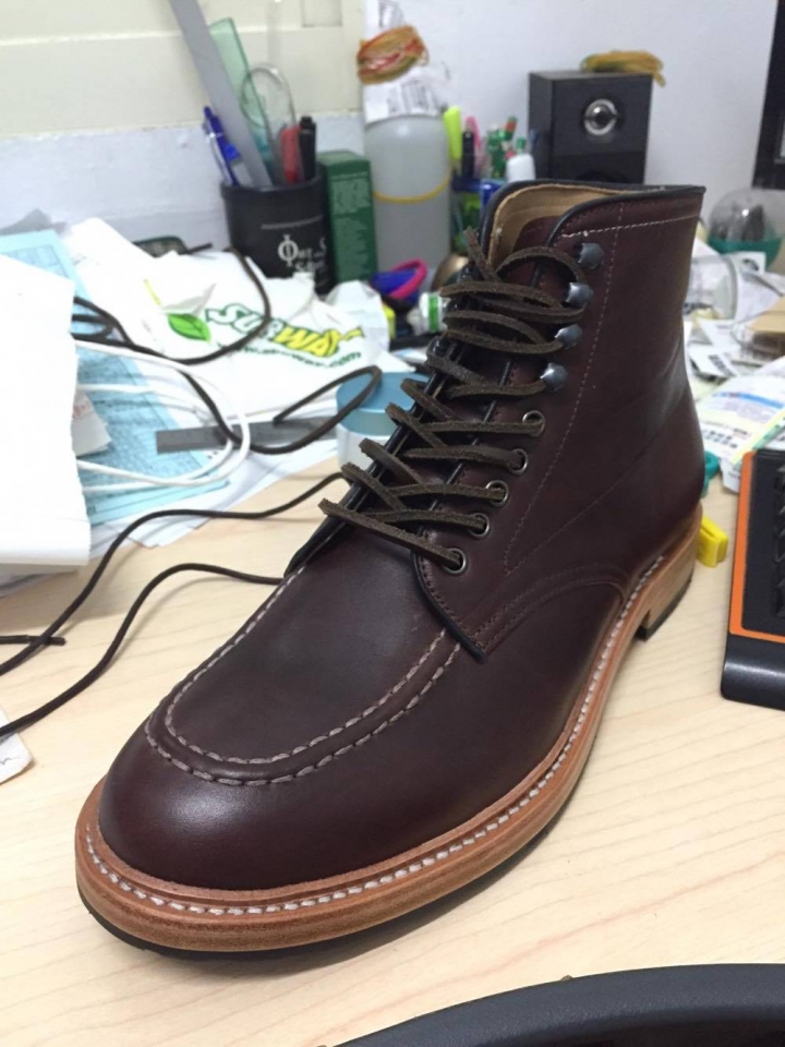 大陸某 X哥 Alden 型手工靴分享~~~