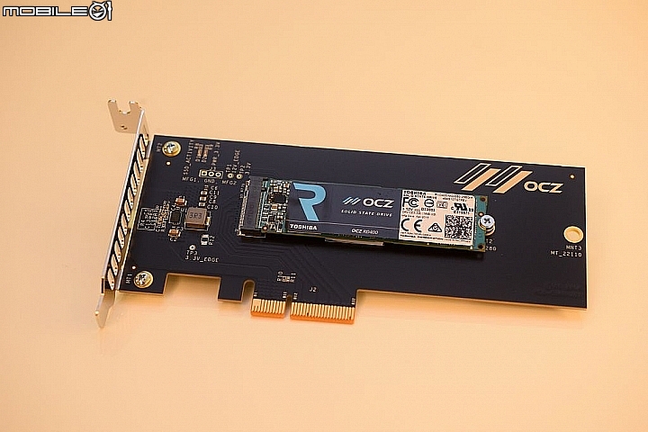 NVMe 速度更上一層 OCZ RD400A PCI-E SSD 256GB 開箱