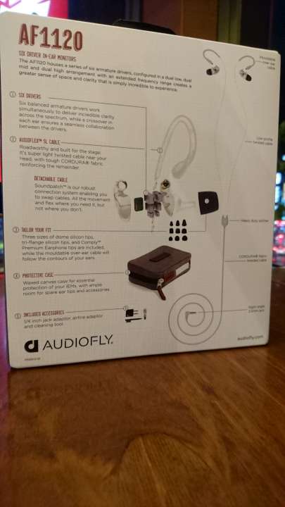 奧洲音樂人自組品牌《Audiofly》入耳式新旗艦【AF1120】開箱