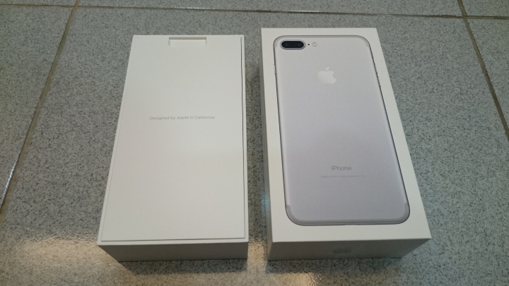 Iphone 7+ 銀色開箱