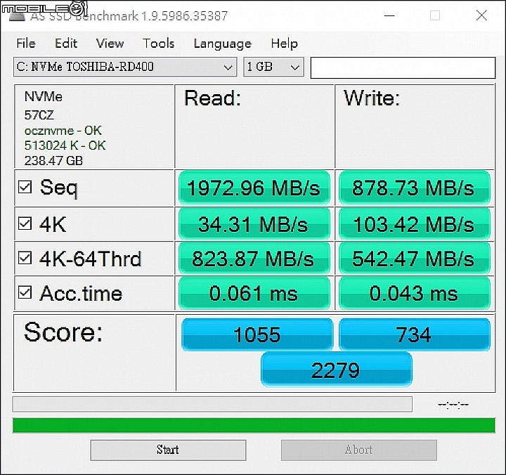 NVMe 速度更上一層 OCZ RD400A PCI-E SSD 256GB 開箱