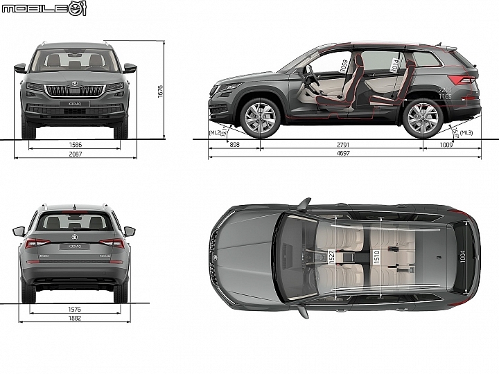 【海外情報】七人座車款現身!Skoda Kodiaq 正式亮相