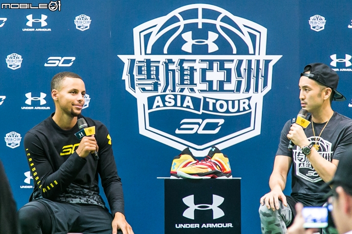 Stephen Curry『傳旗亞洲』台北站 現場直擊