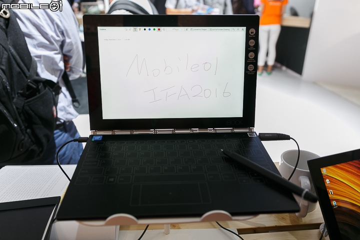 【IFA 2016】鍵盤也有雙模式 Lenovo 推出全新 Yoga Book