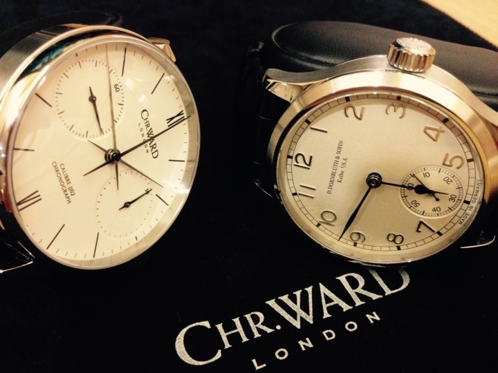開箱文~英國錶 神改造機芯Christopher Ward C9 (C900) Single Pusher Chronograph 單按把計時錶