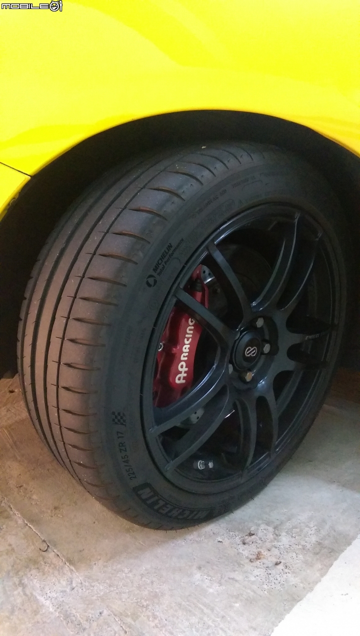 米其林 Pilot Sport 4 磨耗測試 ( 34,992公里,下課 )