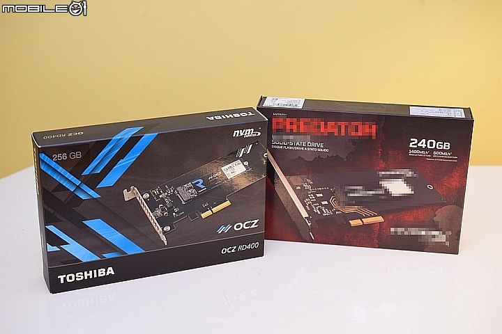 NVMe 速度更上一層 OCZ RD400A PCI-E SSD 256GB 開箱