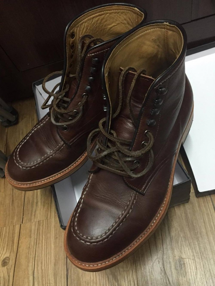 大陸某 X哥 Alden 型手工靴分享~~~