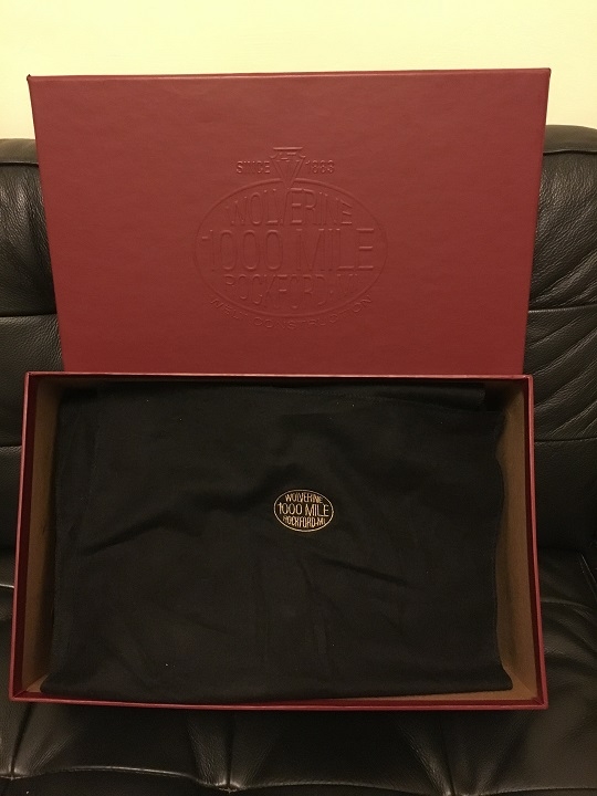 我的第一雙金剛狼Wolverine 1000 Mile Courtland
