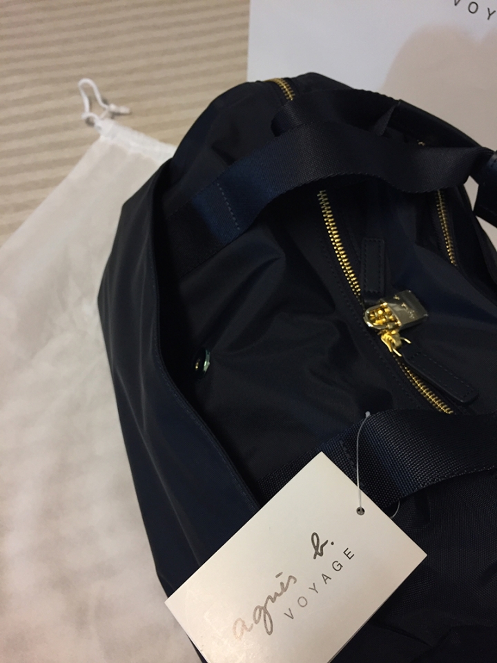 『開箱』agnes b Voyage 日本藍限定鎖頭包
