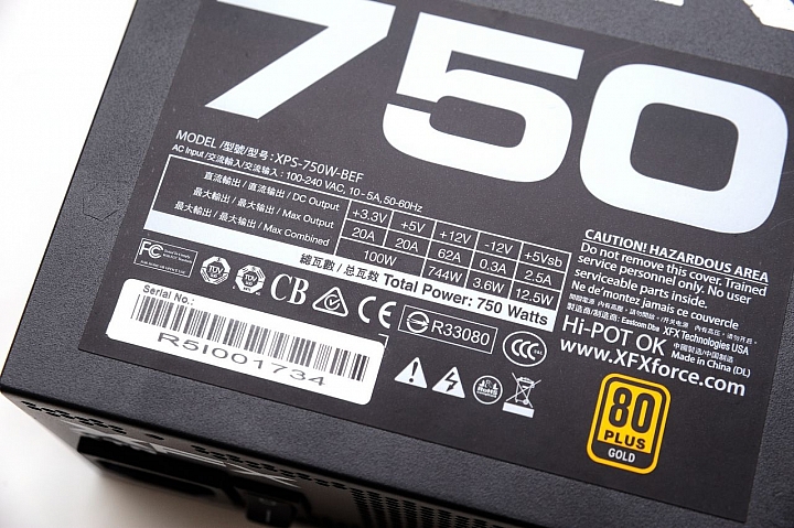 重返台灣市場首作,XFX XTR 750W 金牌全模組化電源供應器開箱測試