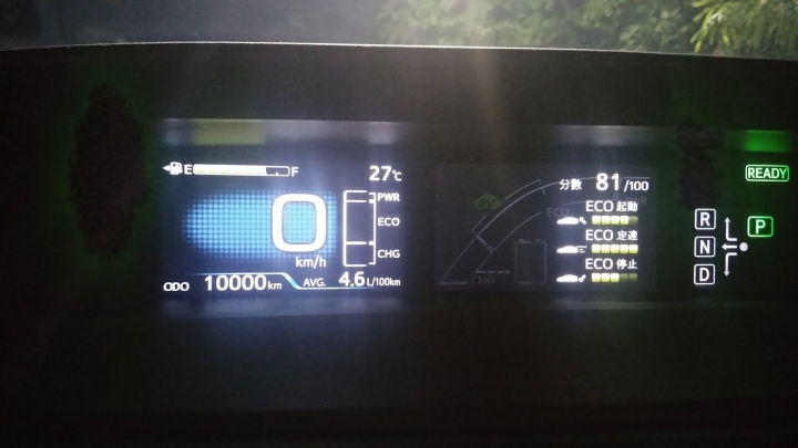 Prius 4 10000公里心得分享