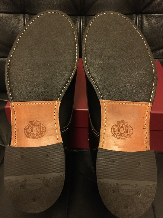 我的第一雙金剛狼Wolverine 1000 Mile Courtland