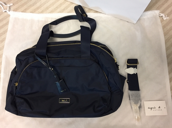 『開箱』agnes b Voyage 日本藍限定鎖頭包