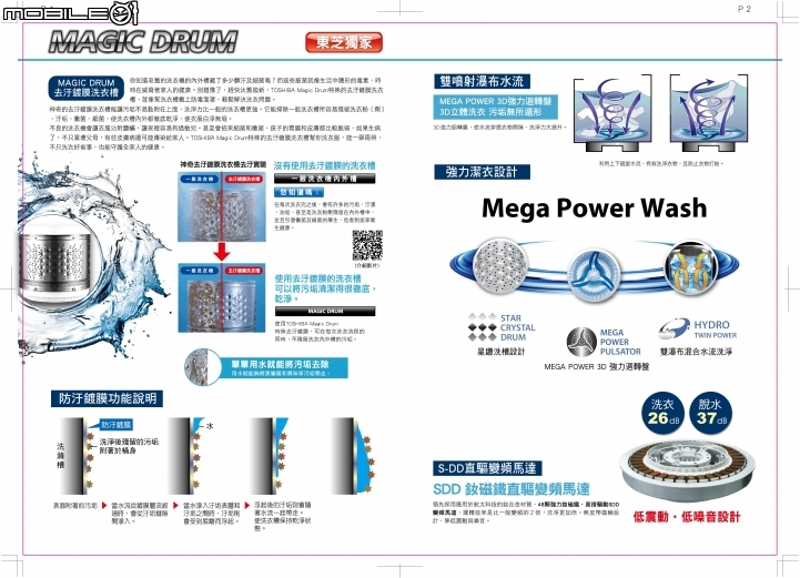 小弟的鍍膜洗衣機~TOSHIBA MAGIC DRUM SDD 小開箱AW-DME1200GG