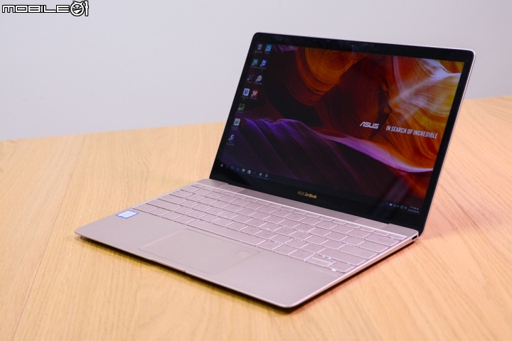 玫瑰金+七代Core I7的ZenBook3 (UX390UA)開箱
