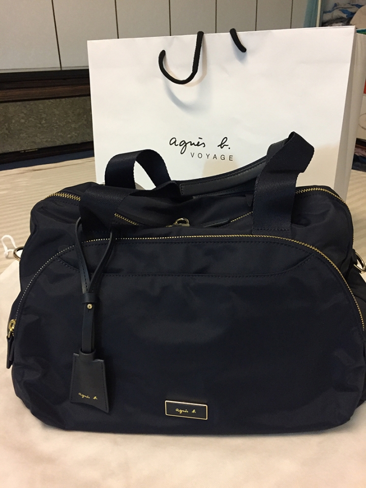 『開箱』agnes b Voyage 日本藍限定鎖頭包