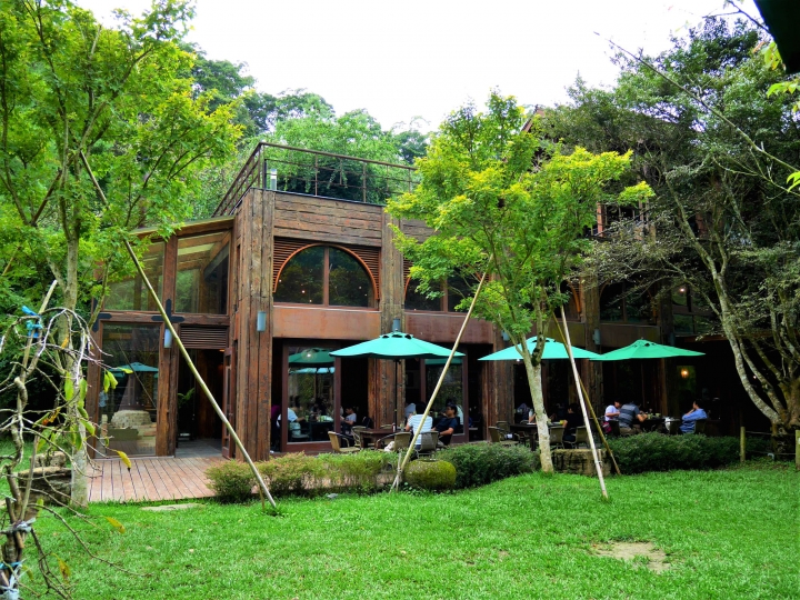 【三義 | 景觀餐廳】擁有透明玻璃座位的可愛森林小屋餐廳♣青松自在