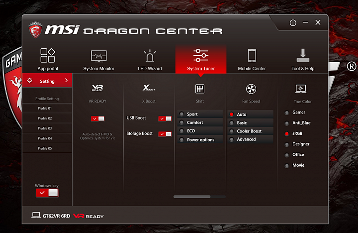 MSI GT62VR高階電競筆電搭載GTX1060完整解析