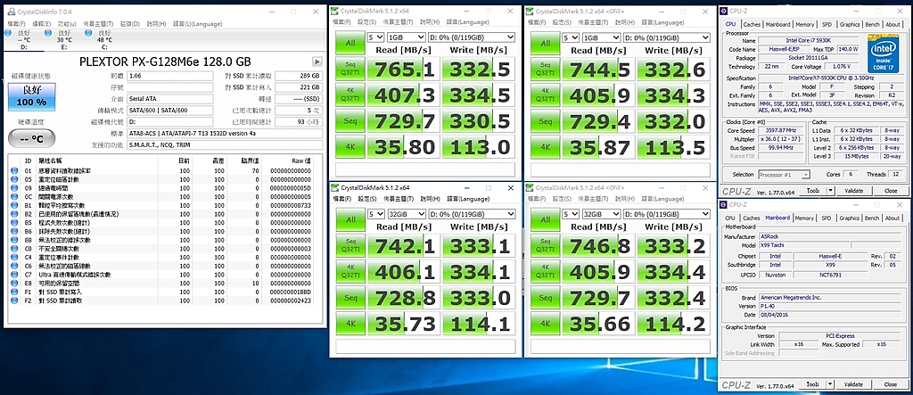 換換病發作,ASRock X99 Taichi + Intel Core i7-5930K
