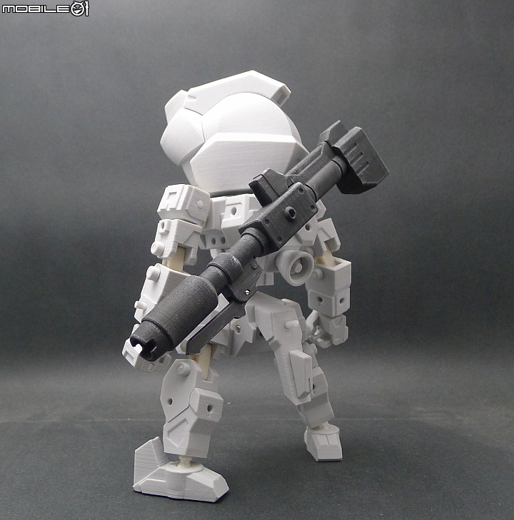 3D列印【Red Warrior Bazooka & Unmanned Flying Vehicle】