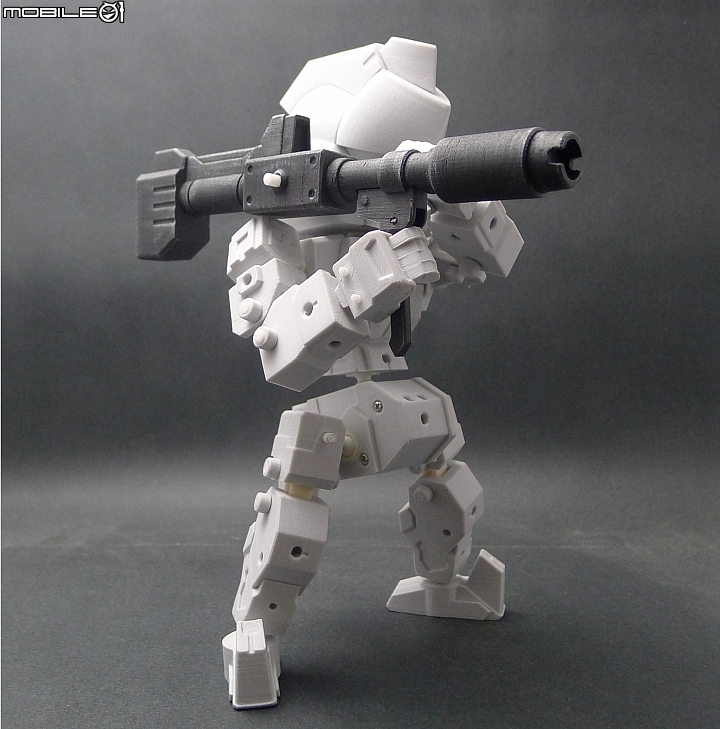 3D列印【Red Warrior Bazooka & Unmanned Flying Vehicle】