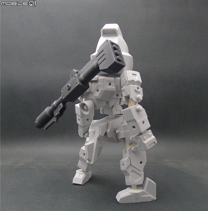 3D列印【Red Warrior Bazooka & Unmanned Flying Vehicle】