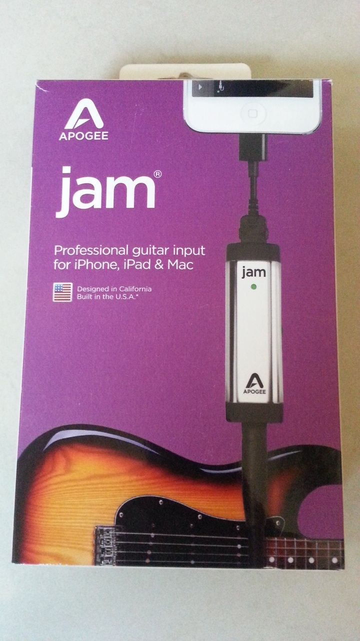 iPad, iPhone, Mac 插電 吉他錄音用 Apogee Jam 96k 錄音介面
