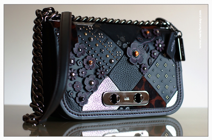 【COACH】又是Swagger - 拼接皮革肩揹手袋