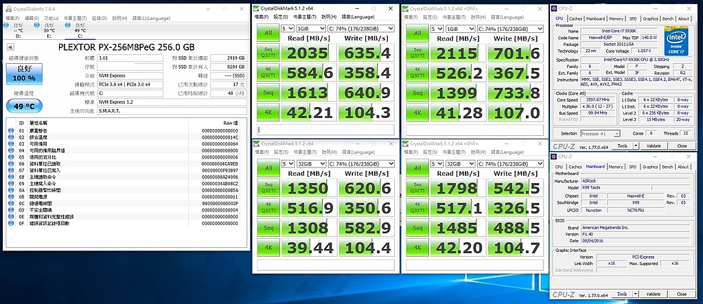 換換病發作,ASRock X99 Taichi + Intel Core i7-5930K